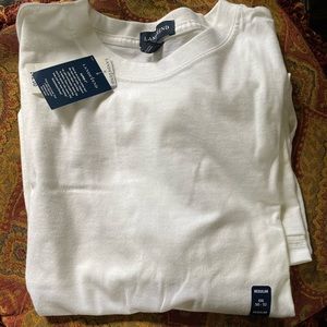 Lands’ end white super tee t-shirt